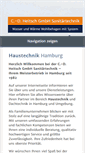 Mobile Screenshot of haustechnik-hamburg.de